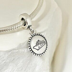 Pandora Cruise Line Ship Exclusive Dangle S925 Silver Charm